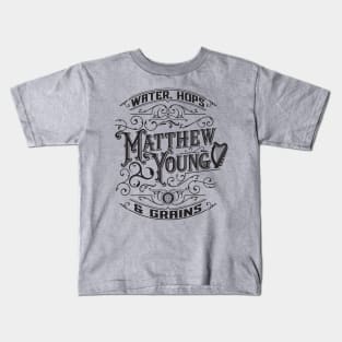 Water, Hops, and Grains Kids T-Shirt